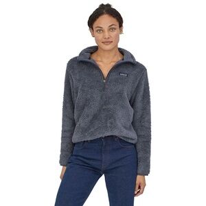 Patagonia Women's Los Gatos Fleece 1/4 Zip Pullover Smolder Blue